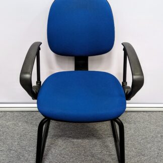 Blue Material Meeting Chair