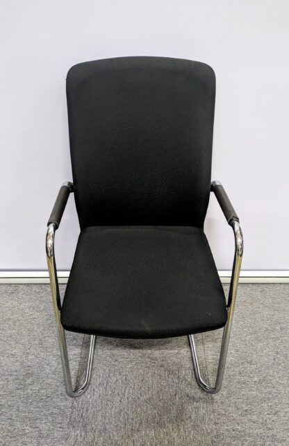Black Material Meeting Chair