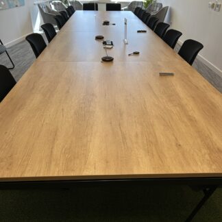 Oak Boardroom Table