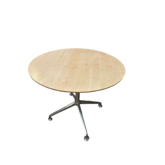 Light Oak 1m Round Table