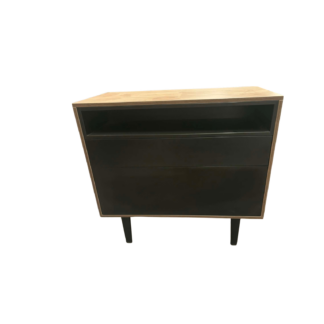 Black oak top cabinet
